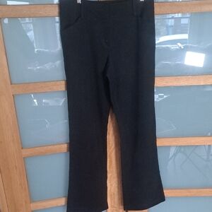 New York & Company Black Suiting Pants Sz 12 Tall Inseam 33